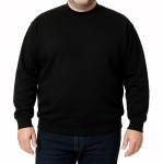 Duża męska bluza czarna VIKING