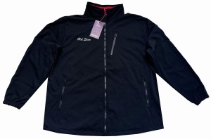Duży męski softshell kurtka czarna OLD STAR