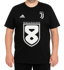 Duży męski T-shirt czarny  ADIDAS JUVENTUS 19 WIN 2XL