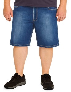 Duże spodenki męskie jeansowe niebieskie OLD STAR