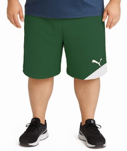 Duże męskie spodenki sportowe zielone PUMA