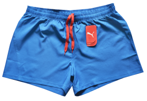 Duże męskie spodenki sportowe niebieskie PUMA