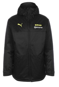 Duża męska kurtka zimowa ocieplana PUMA model BVB 