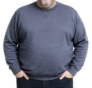 Duża męska bluza niebieska  VIKING