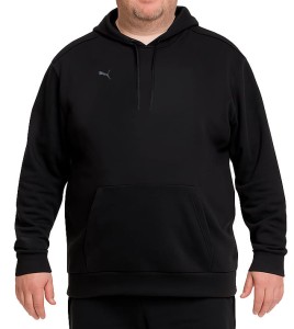 Duża męska bluza z kapturem czarna PUMA